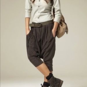 All Saints Fadila Harem silk Pants.